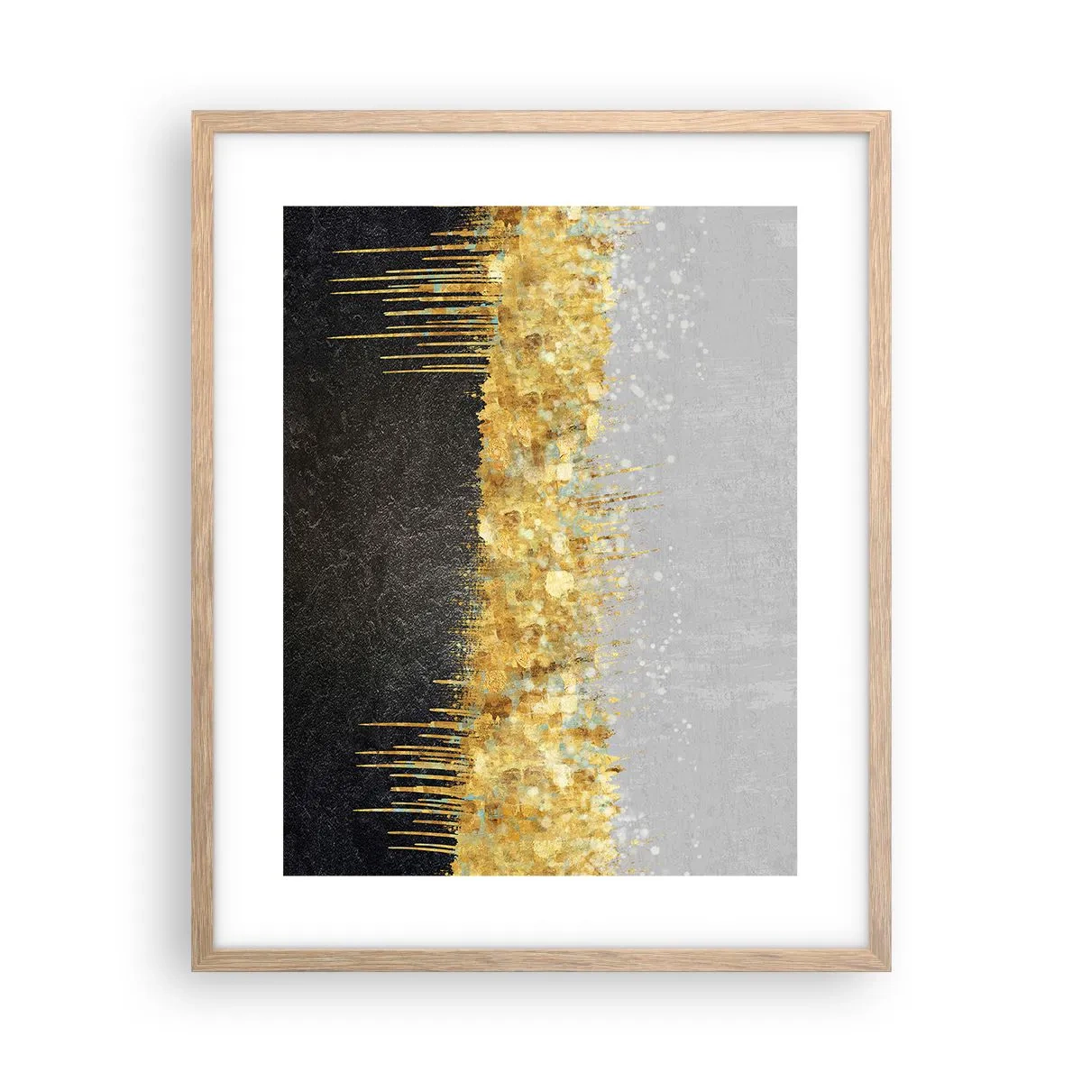 Plakat w ramie jasny dąb - W głąb i ku górze - 40x50 cm