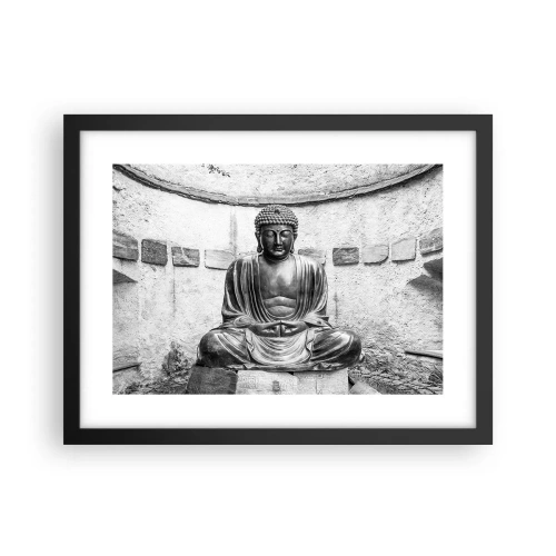 Plakat w czarnej ramie - U źródeł spokoju - 40x30 cm
