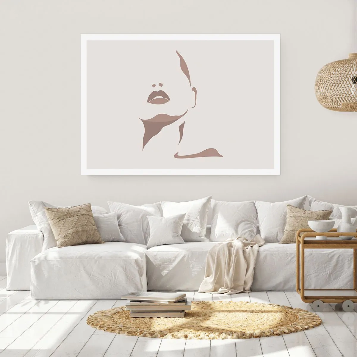 Plakat - Stworzona ze światła i cienia - 50x40 cm