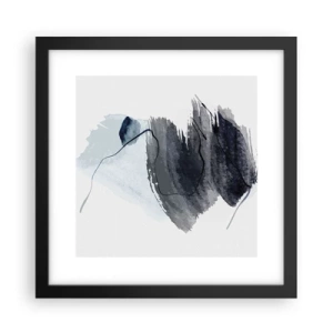 Plakat w czarnej ramie - Intensywność i ruch - 30x30 cm