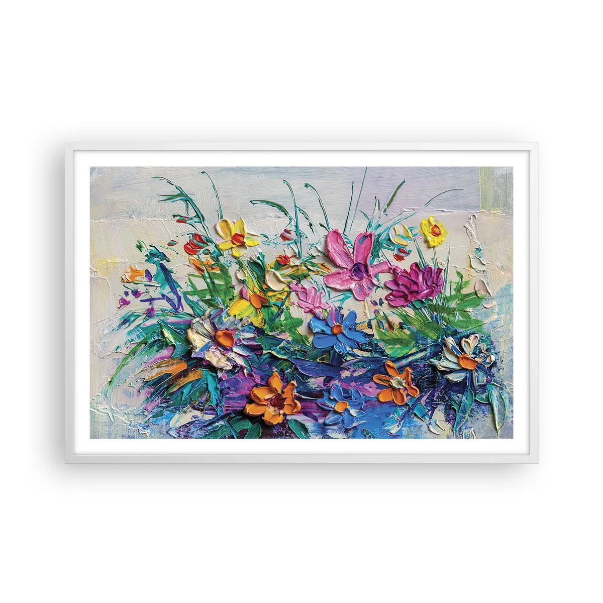 Plakat w białej ramie - Wcale nie-martwa natura - 91x61 cm