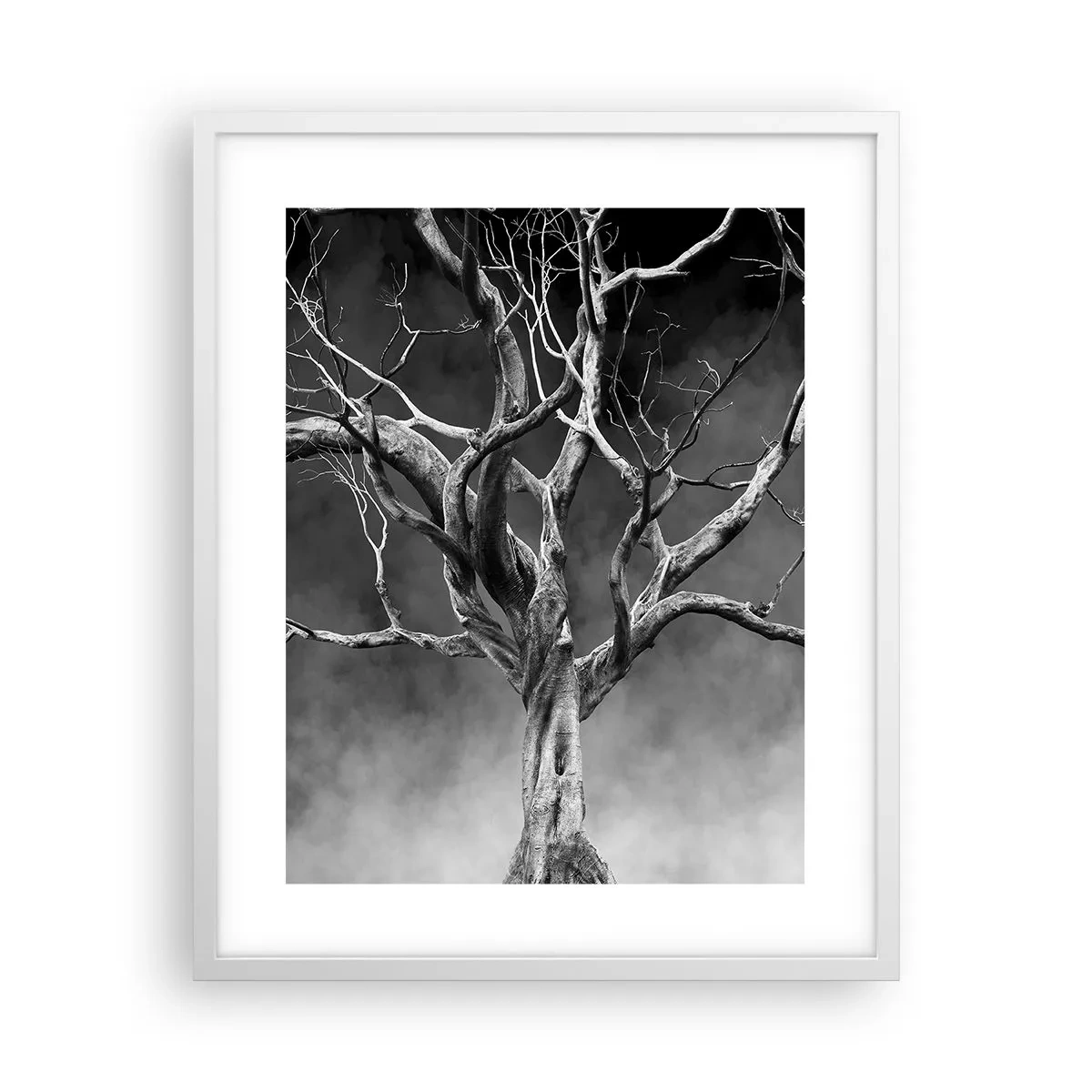 Plakat w białej ramie - Pierwotne i święte - 40x50 cm