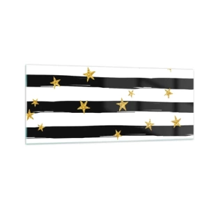 Obraz na szkle - Wszyscy urodziliśmy się pod szczęśliwą gwiazdą - 100x40 cm