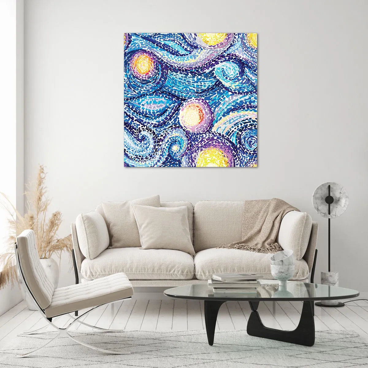 Obraz na szkle - Z obrazu van Gogha - 30x30 cm