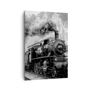 Obraz na płótnie - Stoi na stacji… - 70x100 cm