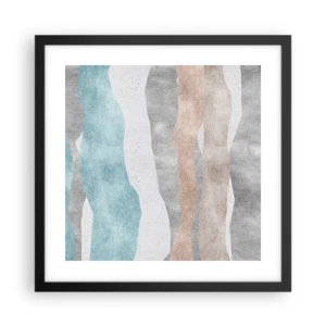 Plakat w czarnej ramie - Studium bliskości - 40x40 cm