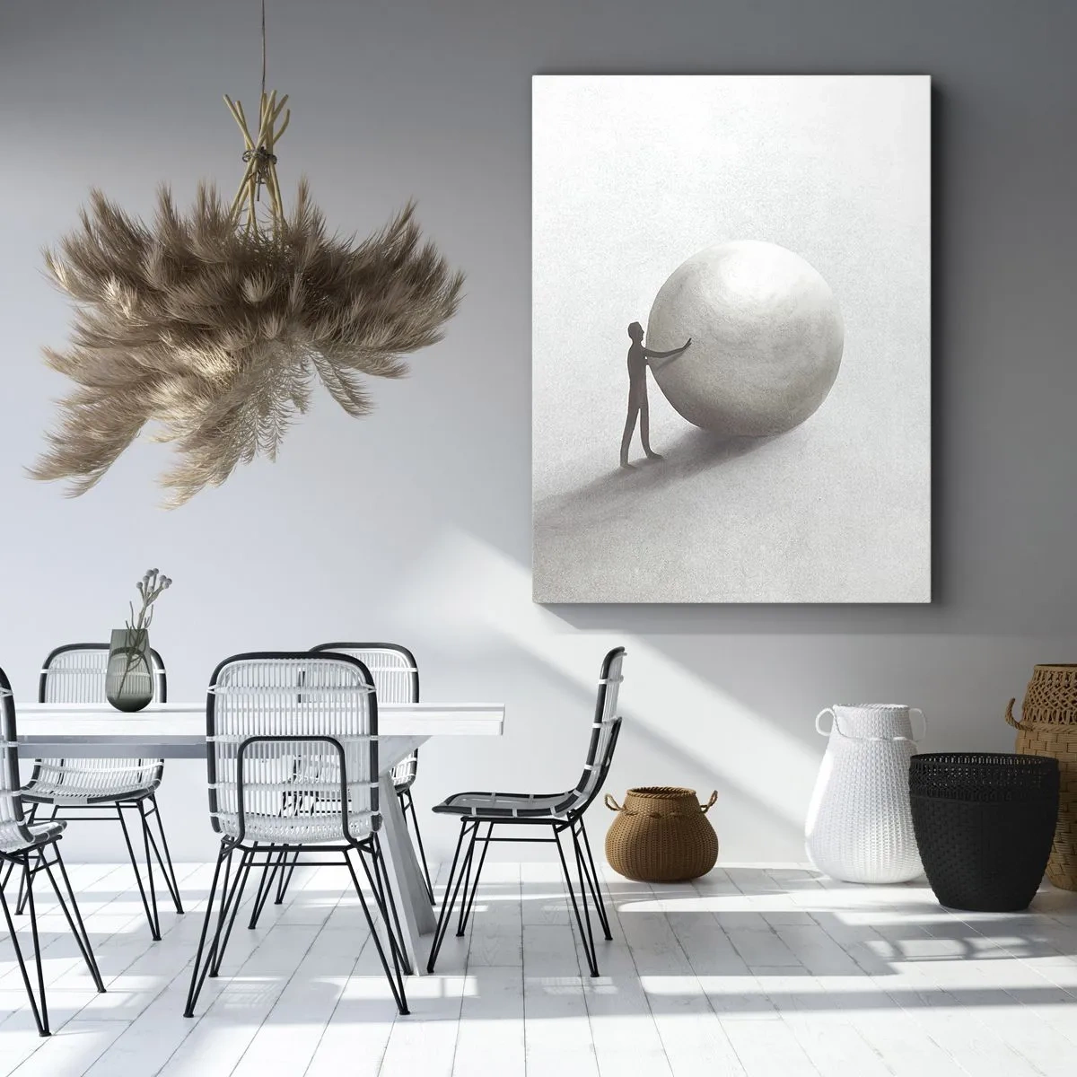 Obraz na płótnie - Gra życia - 55x100 cm