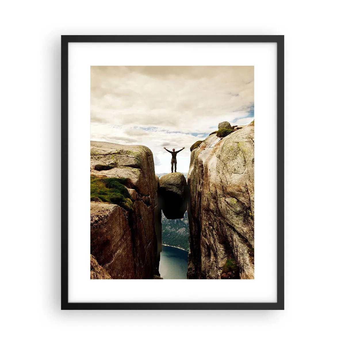 Plakat w czarnej ramie - Jak się czuję?! - 40x50 cm