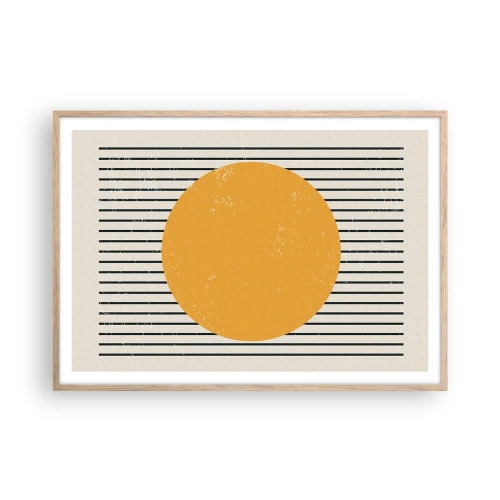 Plakat w ramie jasny dąb - Siła prostoty - 100x70 cm