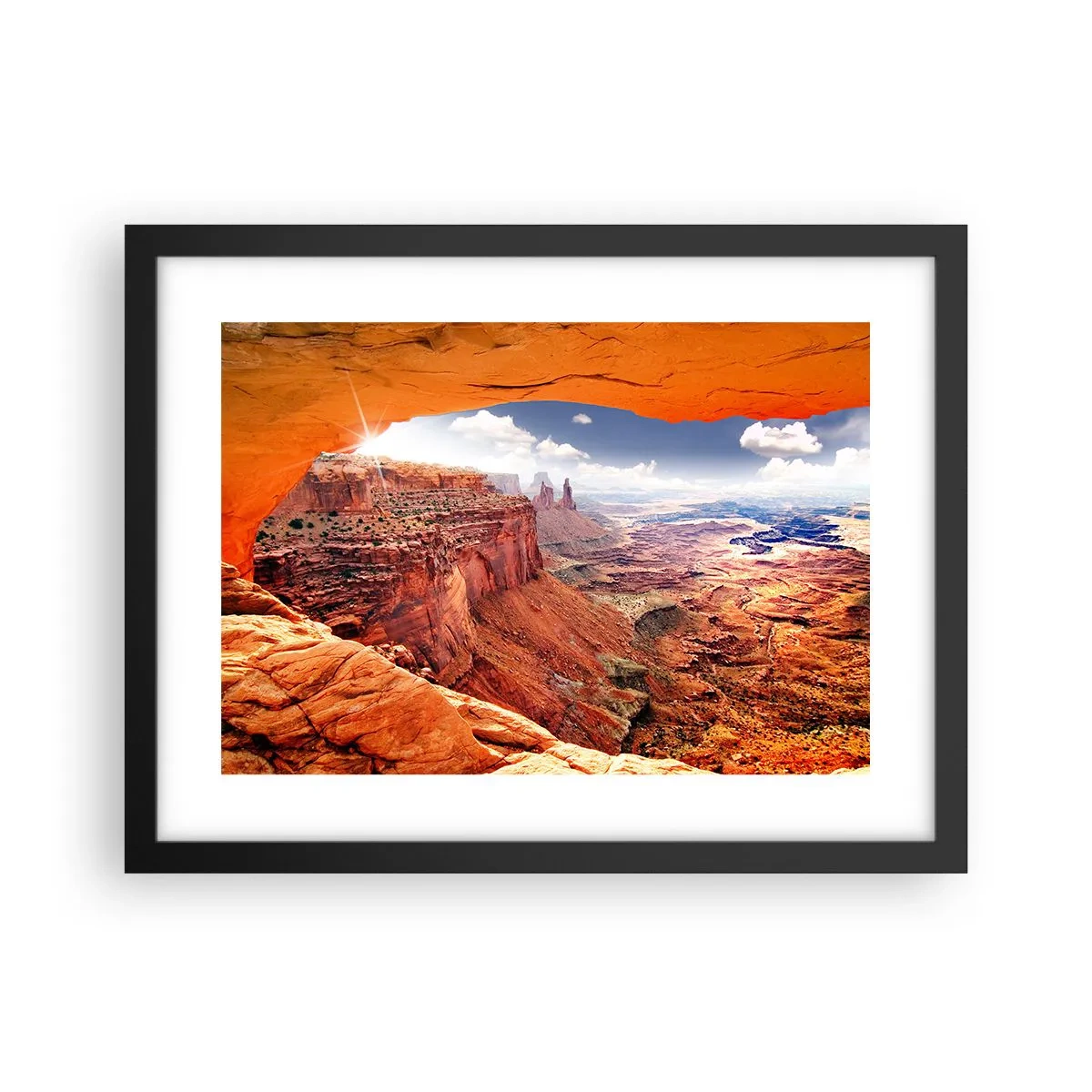 Plakat w czarnej ramie - Wyrzeźbione przez samą naturę - 40x30 cm