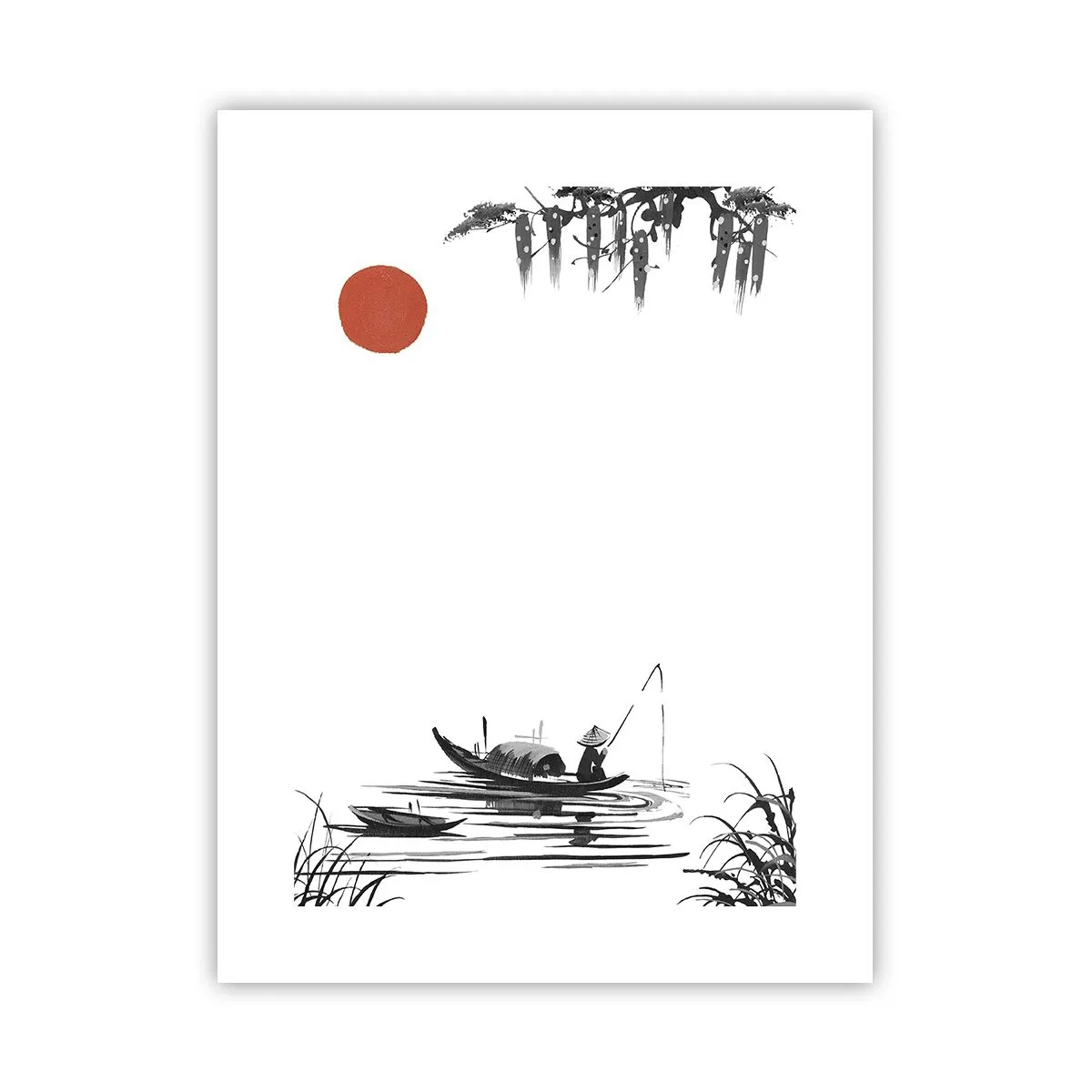 Plakat - Azjatyckie popołudnie - 30x40 cm