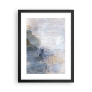 Plakat w czarnej ramie - Tony i akordy barw - 30x40 cm