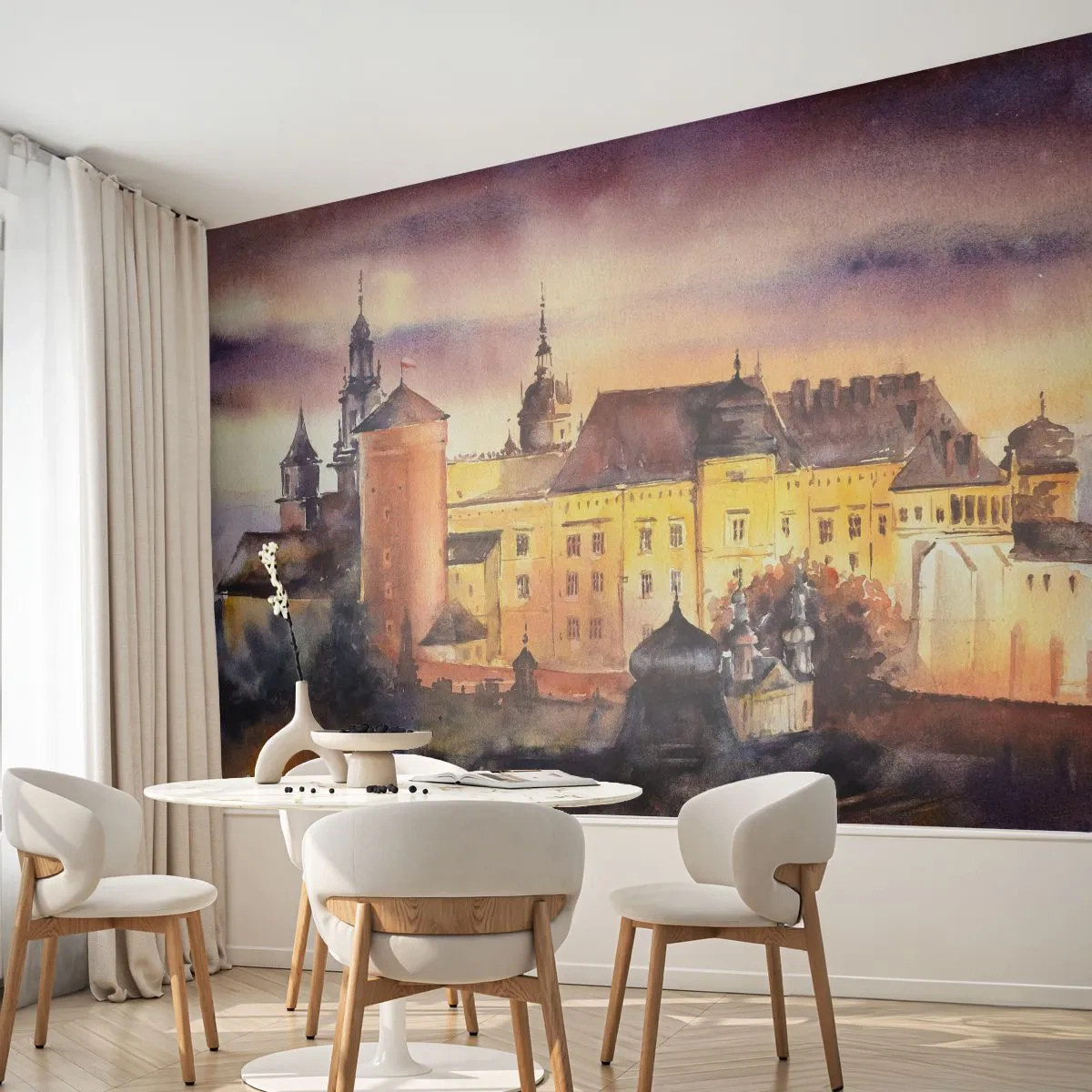 Fototapeta Samoprzylepna Deluxe Sticker - Historia i baśń - Zamek, Klasyczny, Architektura - 250x175 cm