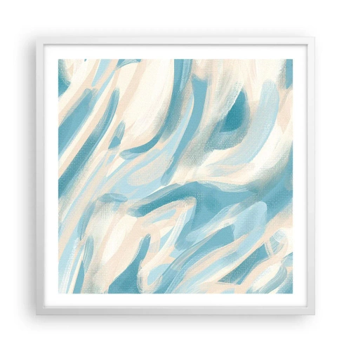 Plakat w białej ramie - Wiosenne powiewy - 60x60 cm