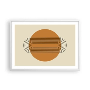 Plakat w białej ramie - Plan doskonały - 70x50 cm