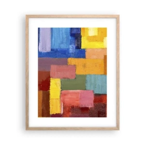 Plakat w ramie jasny dąb - Każdy inny, wszystkie barwne - 40x50 cm