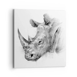 Obraz na płótnie - Afrykański portret - 70x70 cm