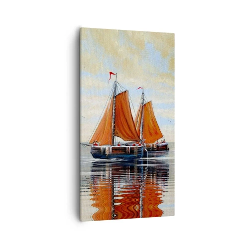 Obraz na płótnie - Hej, żeglujże, żeglarzu… - 55x100 cm