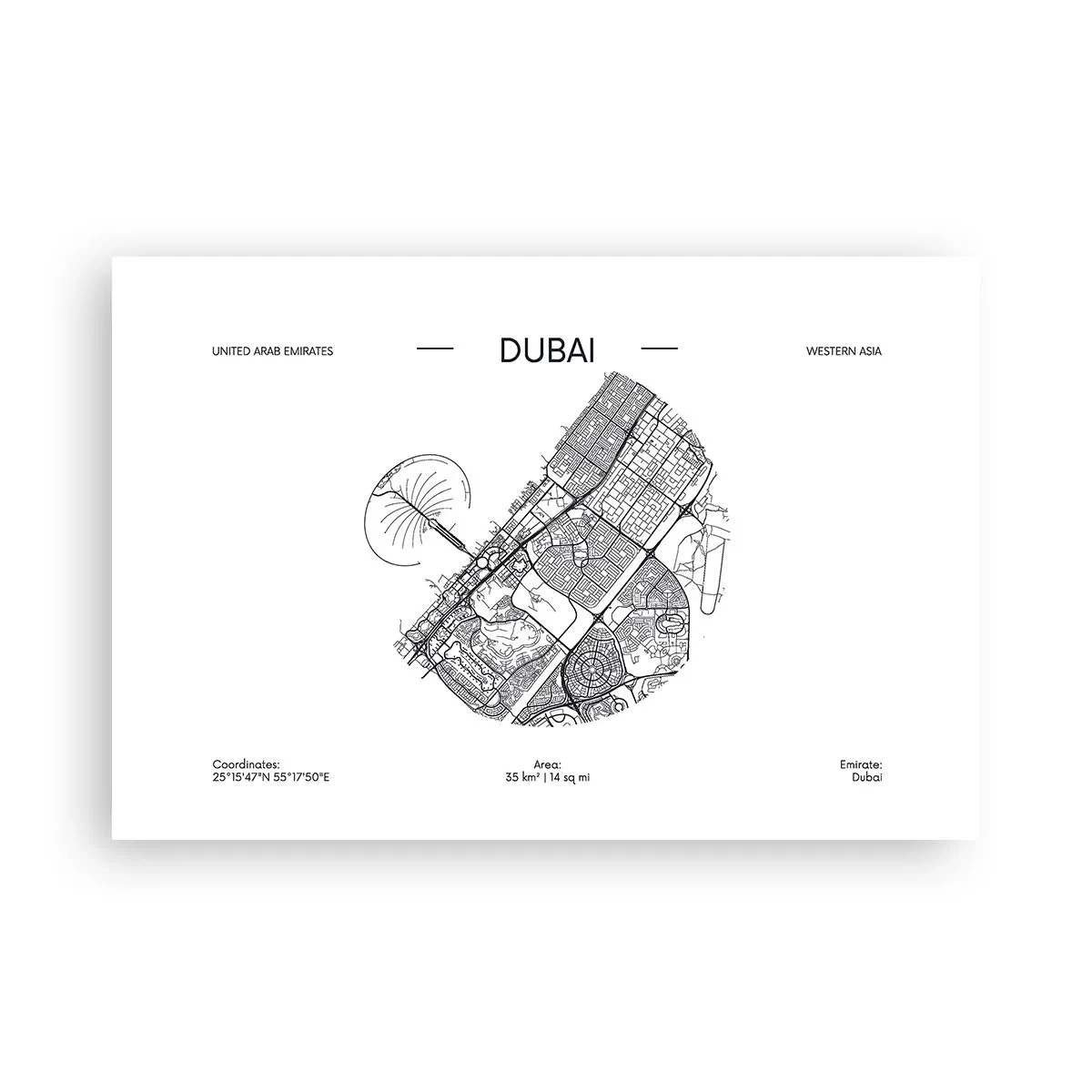 Plakat - Anatomia Dubaju - 91x61 cm