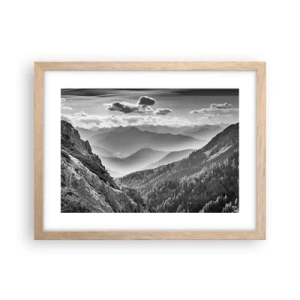 Plakat w ramie jasny dąb - Aż po horyzont - 40x30 cm