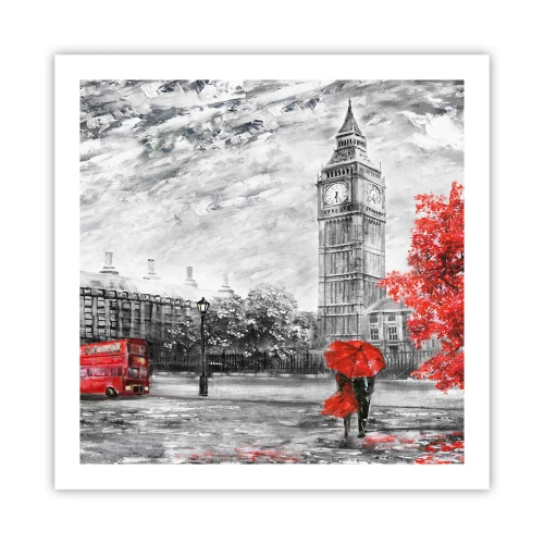 Plakat - Ekscytujący dzień - 60x60 cm