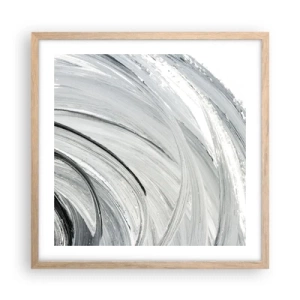 Plakat w ramie jasny dąb - Kompozycja orbitalna - 50x50 cm