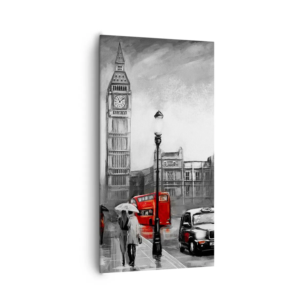 Obraz na płótnie - Wcale nie szare miasto - 65x120 cm