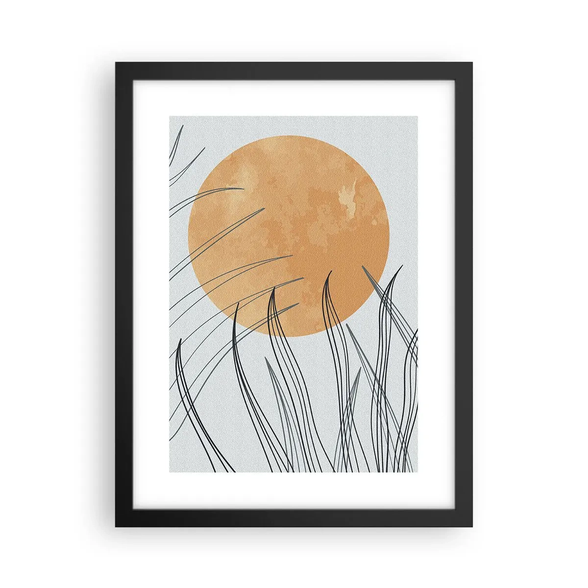 Plakat w czarnej ramie - Zawsze ku słońcu - 30x40 cm