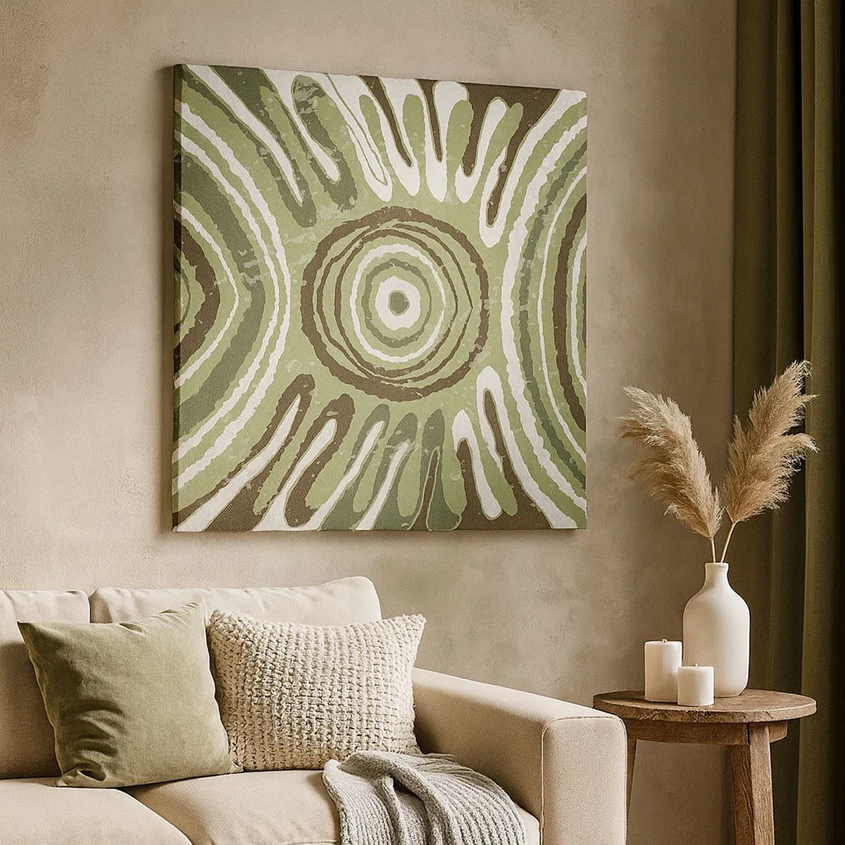 Obraz na płótnie - Eksplozja emocji - 30x30 cm