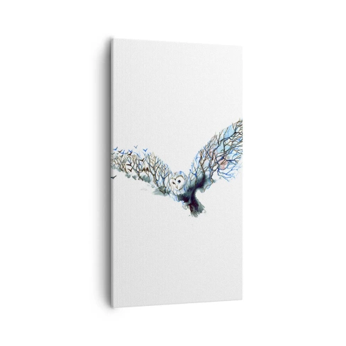 Obraz na płótnie - Na skrzydłach lasu - 55x100 cm