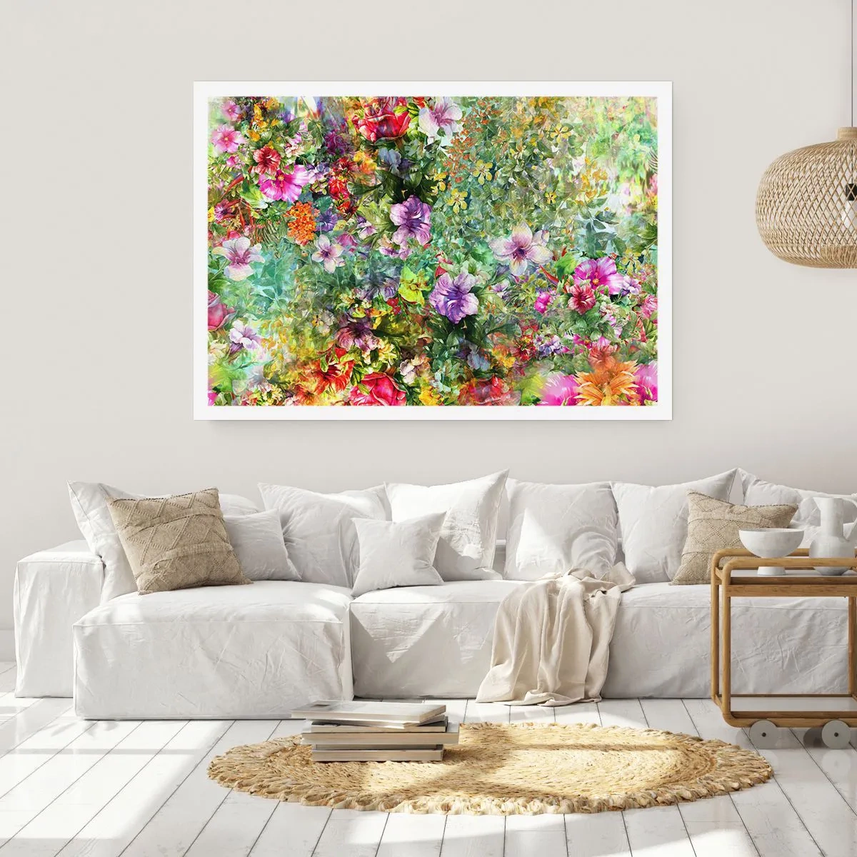 Plakat - W kwiaty na zatracenie - 50x40 cm
