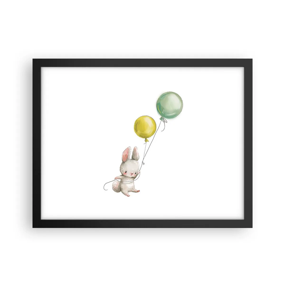 Plakat w czarnej ramie - Też polecę! - 40x30 cm