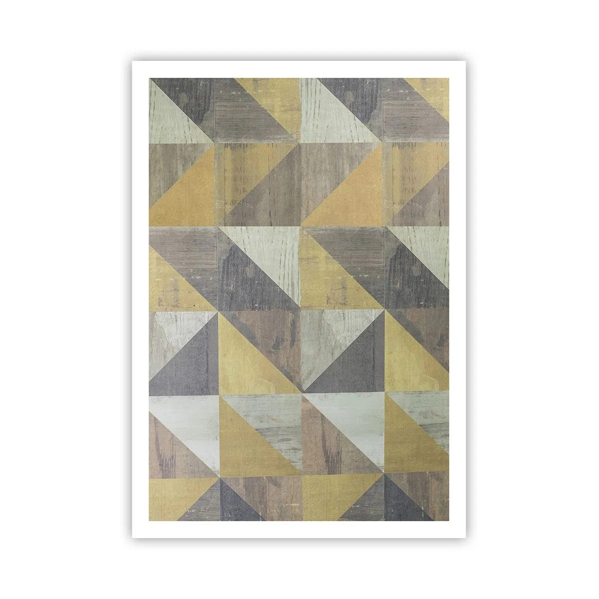 Plakat - Pod kątem trójkąta - 70x100 cm