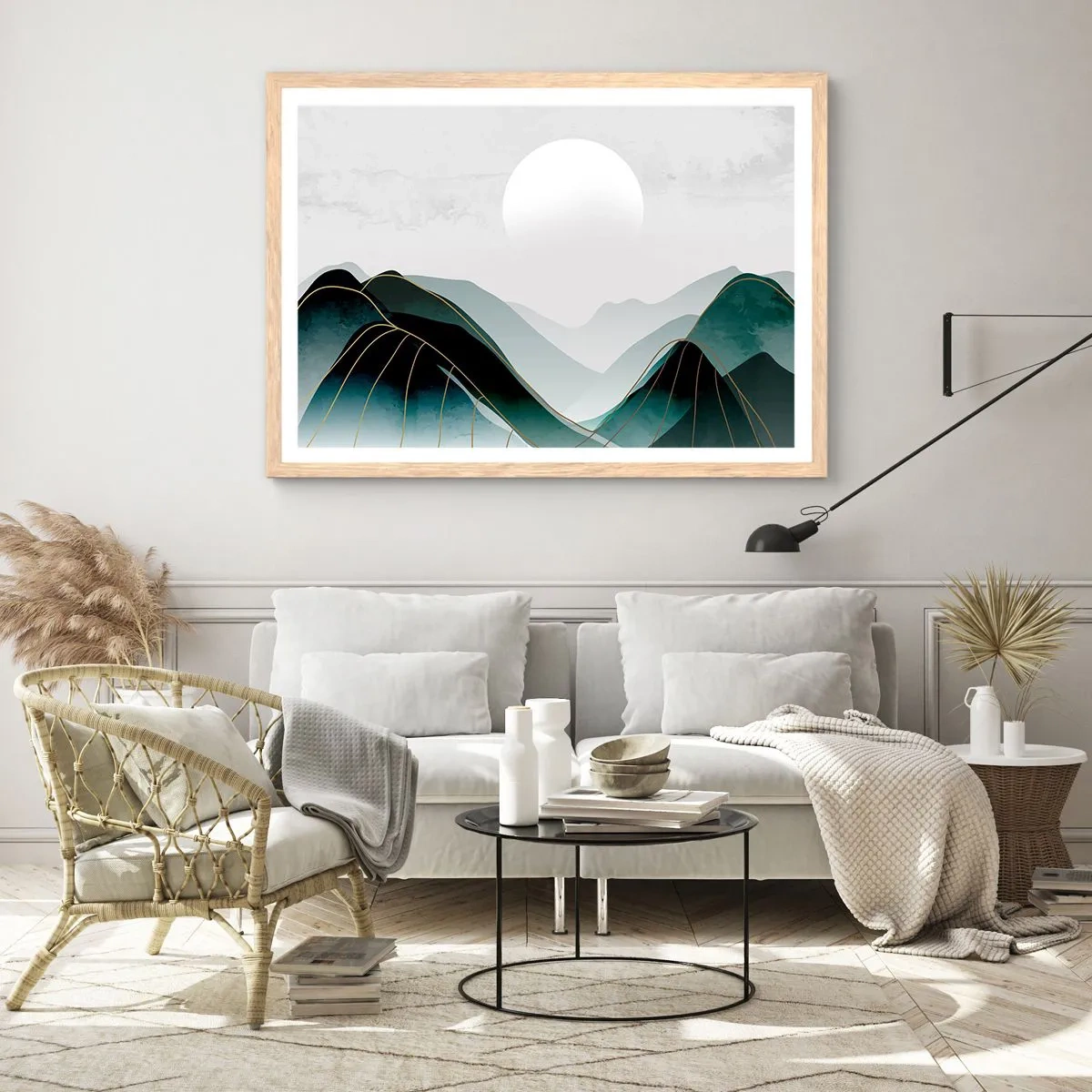 Plakat w ramie jasny dąb - W pełnym majestacie - 40x30 cm