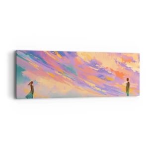 Obraz na płótnie - Siła przyciągania - 90x30 cm