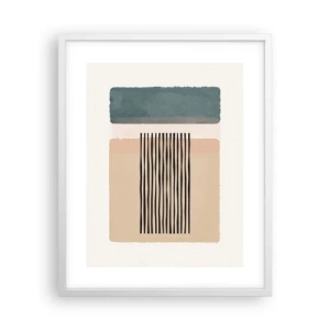 Plakat w białej ramie - Wszystko w porządku - 40x50 cm