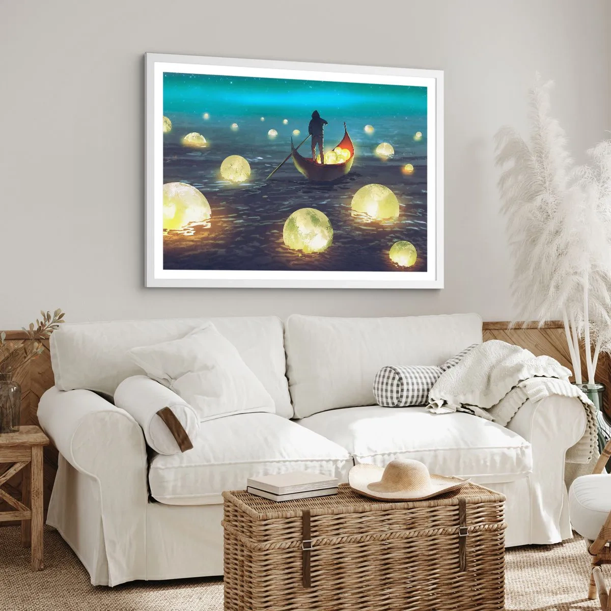 Plakat w białej ramie - Rzeczy, o których się filozofom nie śniło - 50x40 cm