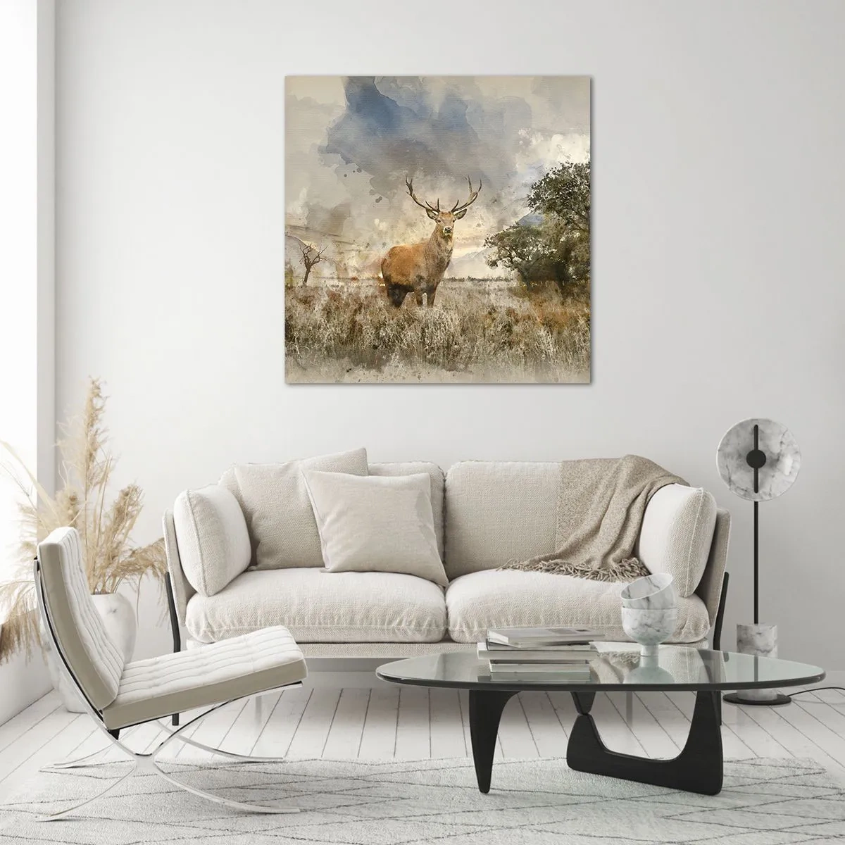 Obraz na szkle - Godność - siła - dostojeństwo - 40x40 cm