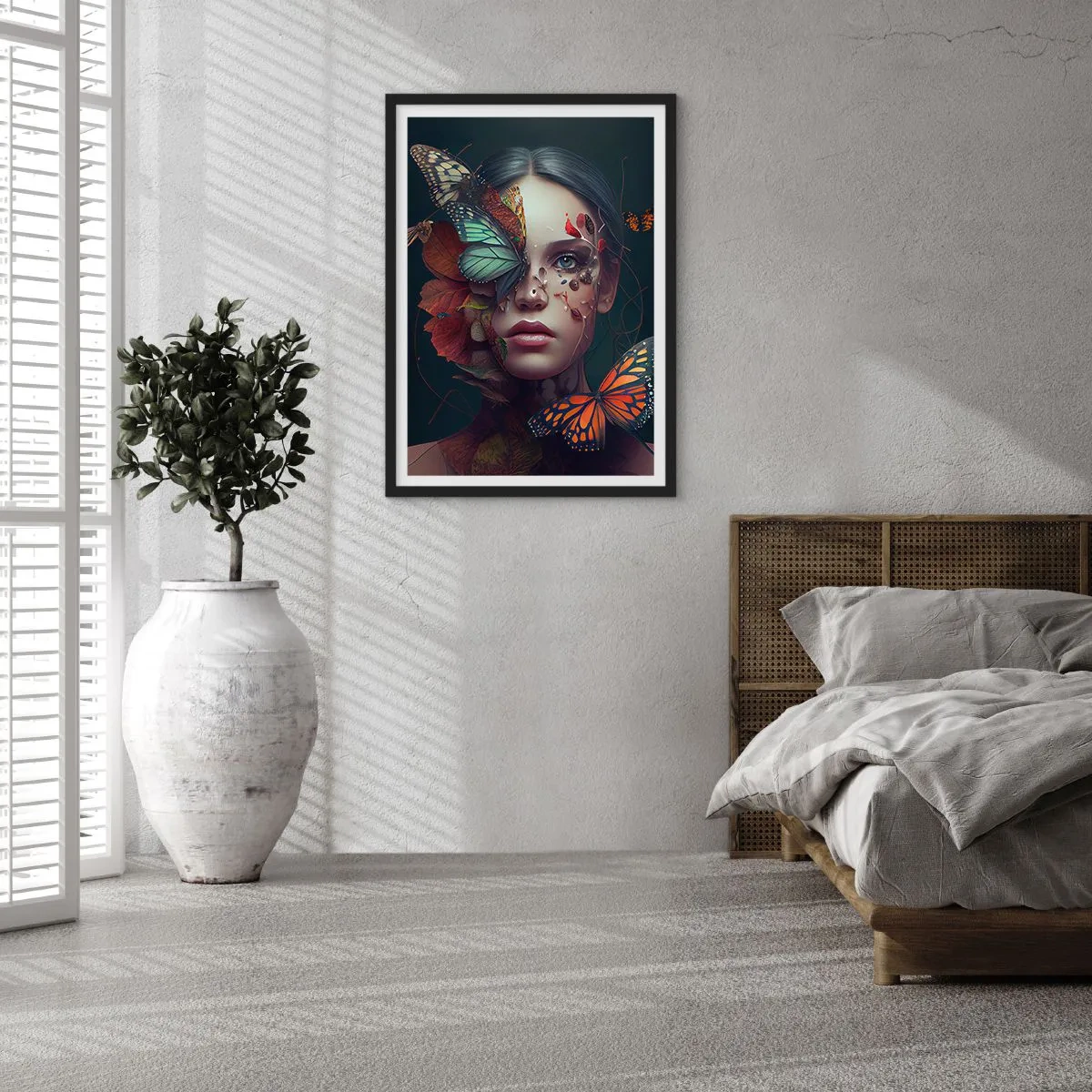 Plakat w czarnej ramie - Cudowna metamorfoza - 30x40 cm