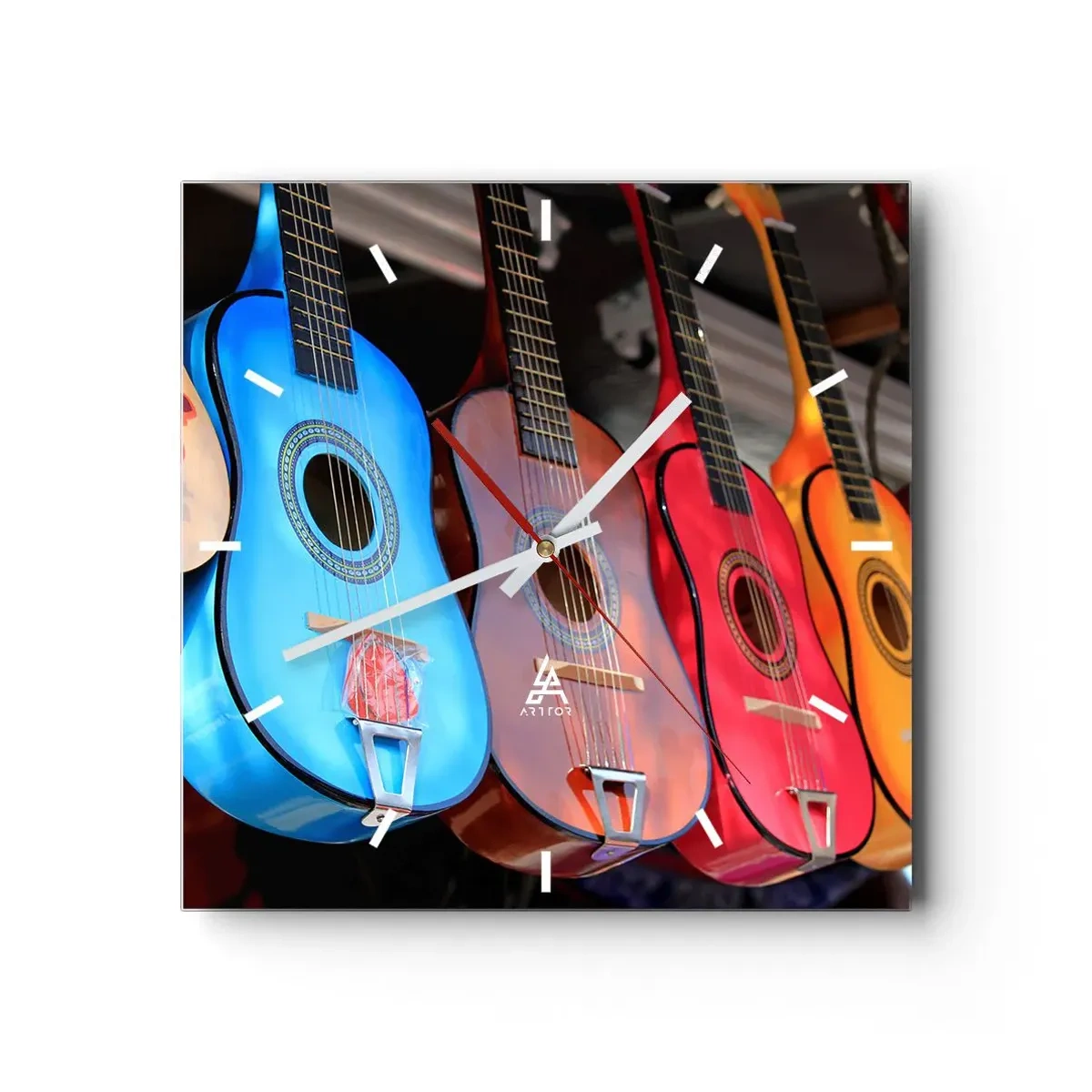 Zegar ścienny - Latynoskie klimaty - 40x40 cm