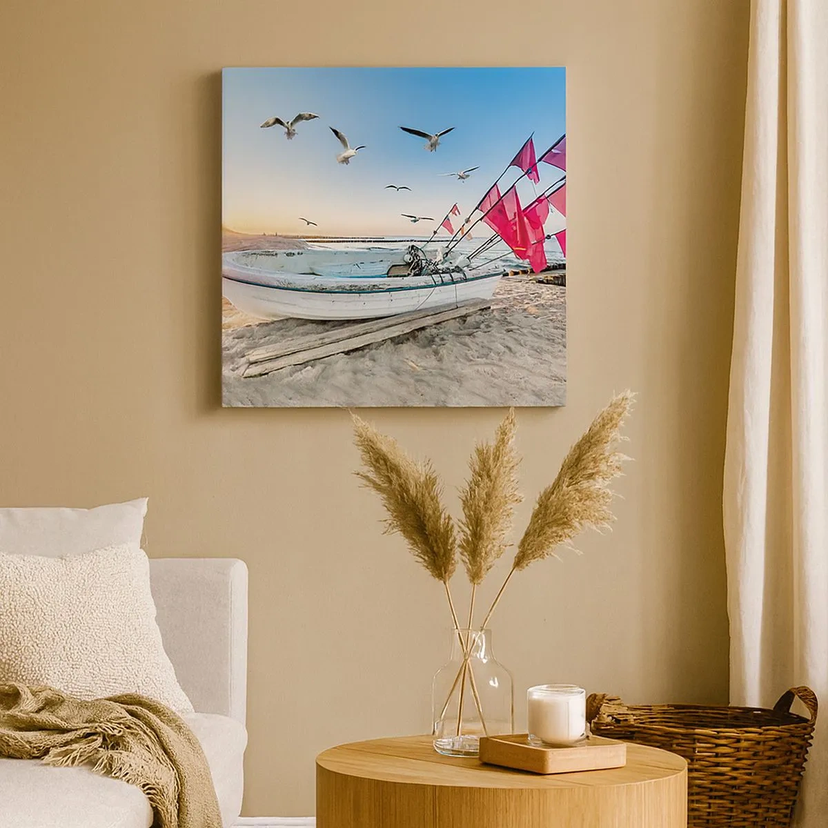 Obraz na płótnie - Zasłużony odpoczynek - 30x30 cm