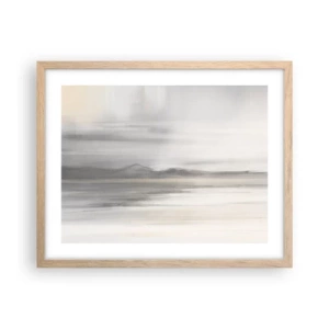 Plakat w ramie jasny dąb - Zamyślona dal - 50x40 cm