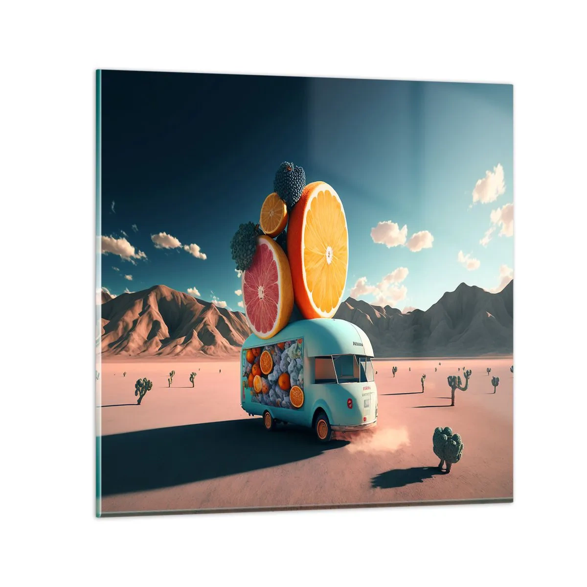 Obraz na szkle - Smak wakacji - 60x60 cm