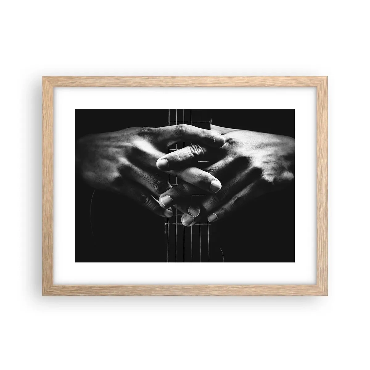 Plakat w ramie jasny dąb - Modlitwa artysty - 40x30 cm