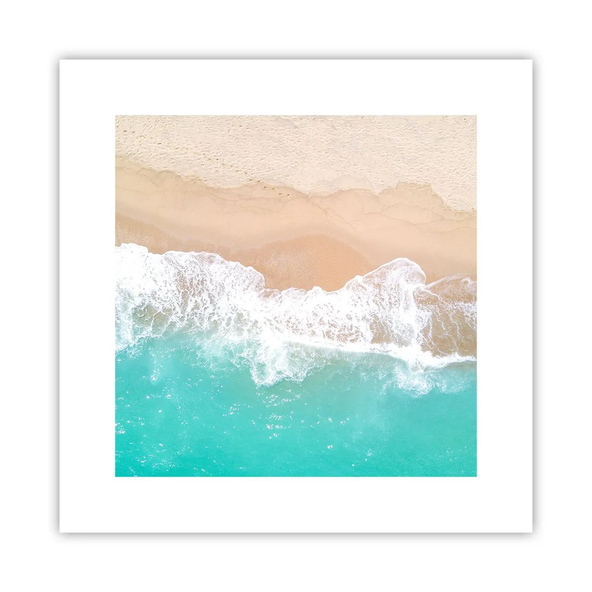 Plakat - Pieszczotliwy dotyk - 30x30 cm