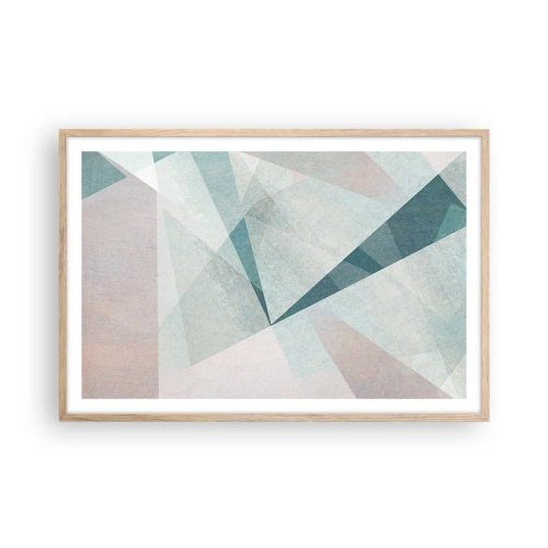 Plakat w ramie jasny dąb - Spokojnie choć dynamicznie - 91x61 cm