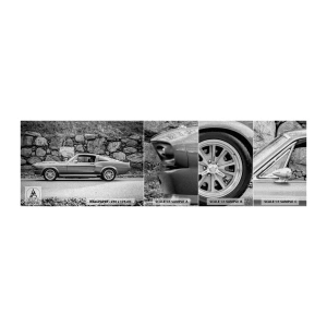 Fototapeta Próbka Premium Canvas - Legenda lat 60. - Samochód Vintage, Motoryzacja, Samochód Sportowy - 100x30 cm
