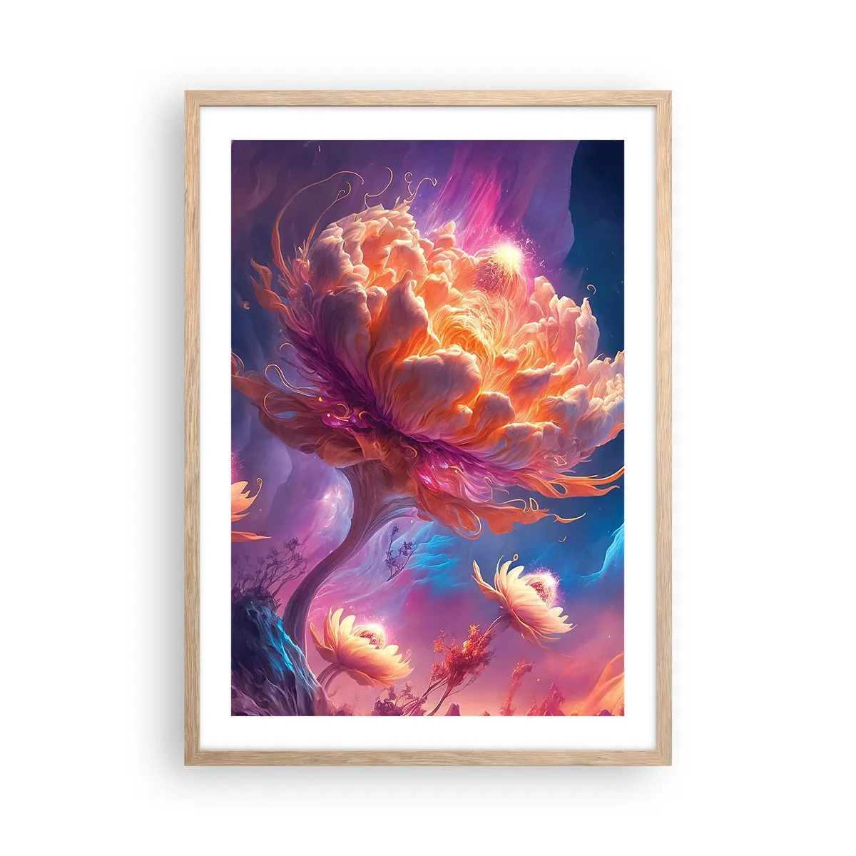 Plakat w ramie jasny dąb - Inny świat - 50x70 cm