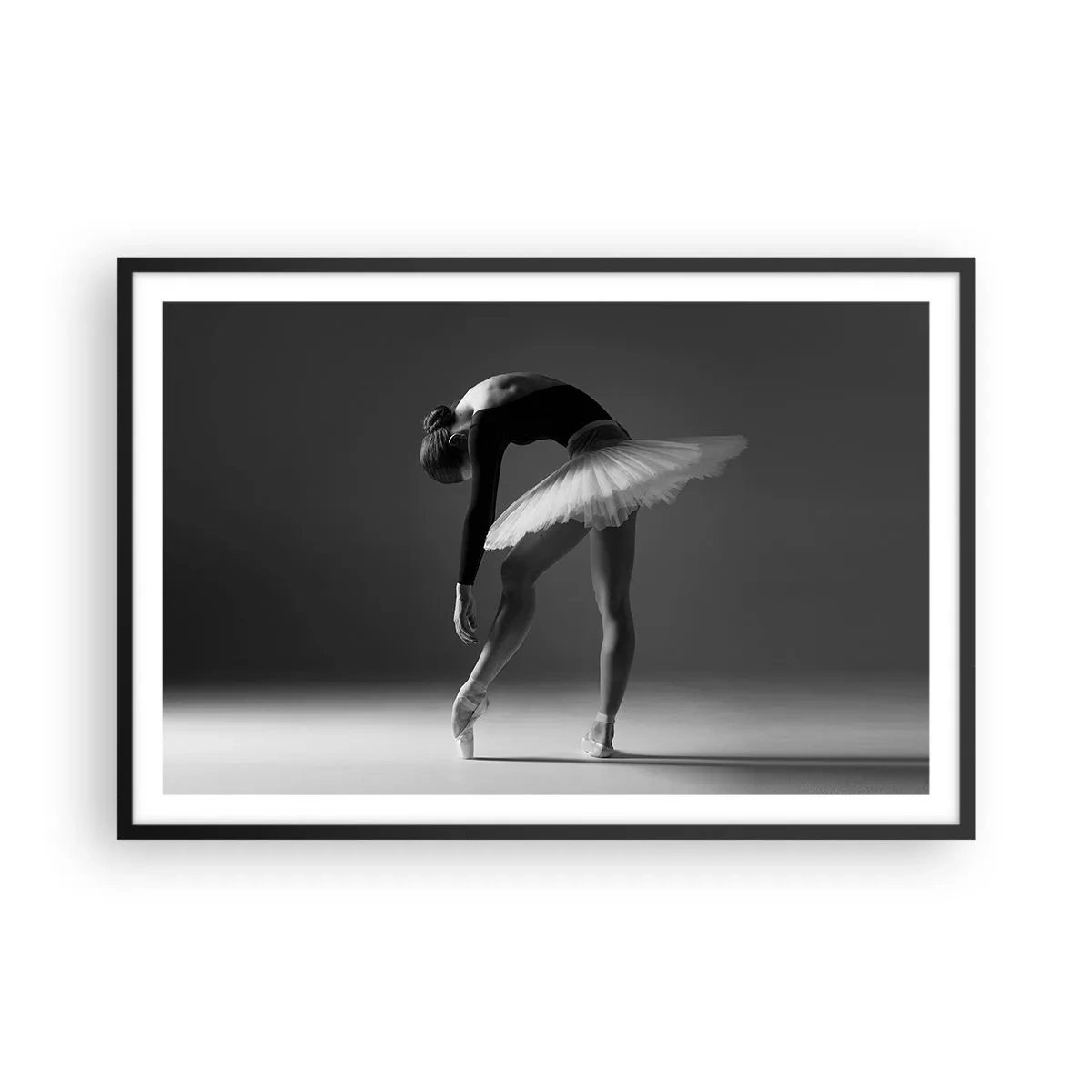 Plakat w czarnej ramie - Bella balerina - 91x61 cm
