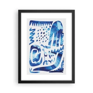 Plakat w czarnej ramie - Powrót do korzeni - 30x40 cm